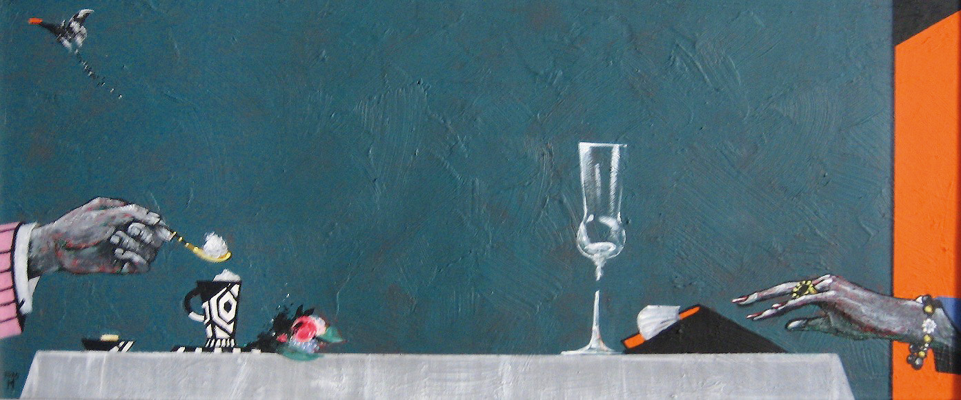 Kunst&Genuss Acryl auf Leinwand